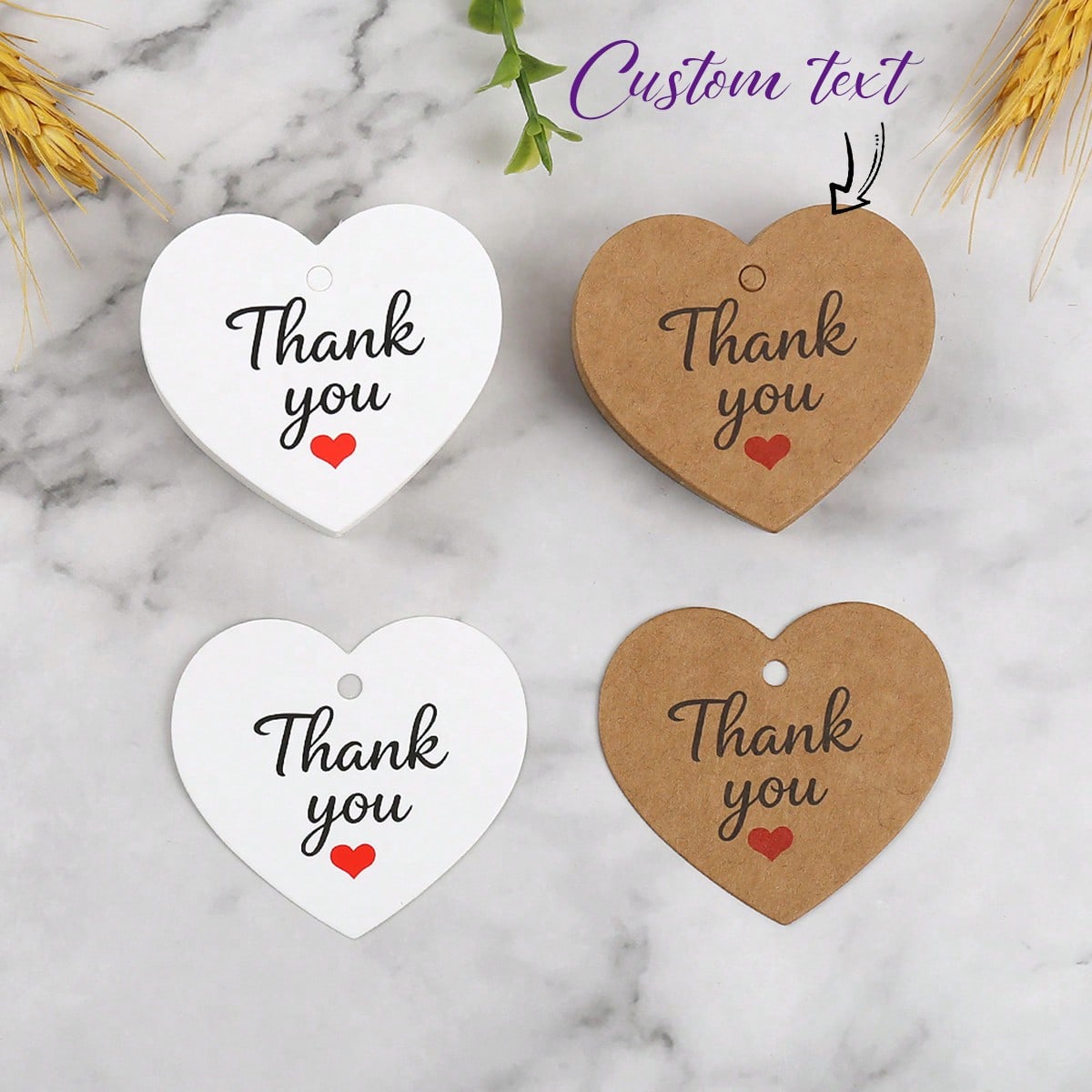 Tarjetas con forma de corazón personalizadas, Etiquetas de regalo de Navidad personalizadas, Etiquetas de regalo del Día de San Valentín, Tarjetas para pasteles personalizadas, Tarjetas de agradecimie 