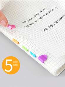 5/10/20pcs Plastic Mini Clips With Rounded Corners & Rounded Edges - Pastel & Vibrant Colors, Durable Labelled Page Markers, Bookmark & Binder Clips For School, Office, Home Organization - Smooth Surface For Writing, Labeling, Decoration - Ideal For Students, Teachers, Professionals - Back To School Supplies, Office Essentials - Multicolor - View 1