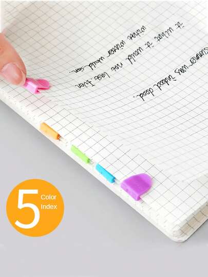 5/10/20pcs Plastic Mini Clips With Rounded Corners & Rounded Edges - Pastel & Vibrant Colors, Durable Labelled Page Markers, Bookmark & Binder Clips For School, Office, Home Organization - Smooth Surface For Writing, Labeling, Decoration - Ideal For Students, Teachers, Professionals - Back To School Supplies, Office Essentials