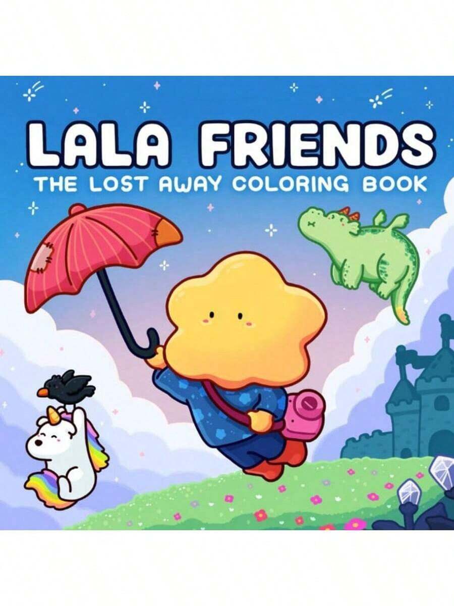 1本《啦啦队朋友：可可》涂色书，适合成人和儿童，图案大胆而简洁优雅，是放松身心的理想之选。可用作圣诞节、万圣节、生日、儿童节礼物，学生用品，返校用品，学校用品。[手绘必备] 无需描摹的涂色书