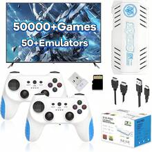 Máy chơi game cổ điển YIYI X10 Pro 2025, hơn 50.000 trò chơi cổ điển, 51 trình giả lập, đầu ra HD 4K, cắm là chơi, bộ xử lý Cortex-A55, trò chơi điện tử cắm là chơi tương thích với TV, 128GB, 1 chiếc (Xanh dương/Trắng) - Nhiều màu - Xem 1