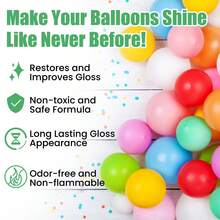 100ml,Balloon Brightening Spray, Balloon Polishing Brightening, Increasing Luster, Lasting Shine, Preventing Fading, Evenly Sprayed, Brightening Agent To Enhance The Surface Brightness Of Balloons, Suitable For Various Occasions - Multicolor - View 3