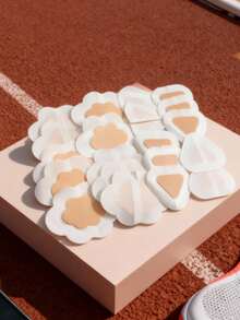 1set 10pcs Triangular Foot Pads And 10pcs Heel Pads High Heeled Shoes Scratch Resistant Heel Stickers Abrasion Resistant Heel Stickers Women Transparent Invisible Gel Stickers Protect Ankles Abrasion Resistant Stickers Anti Abrasion Foot Patch, High Heel Shoes, Sandals, Bionic Gel, Ankle Heel Patch, Blister Patch - Multicolor - View 3