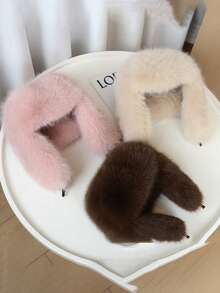 Unisex Winter Fuzzy Trapper Hat Fluffy Furry Plush Faux Fur Hat Earflap Hat Windproof For Cold Weather Warm Hat,Suitable For Hiking, Skiing & Daily Wear,Christmas Party Gift. Winter Gear - Multicolor - View 10