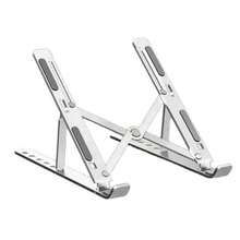 Tragbarer Laptopständer Aus ABS – Faltbar, Höhenverstellbar, Für Ergonomisches Arbeiten, Silber/schwarz, 2 Stück Im Set