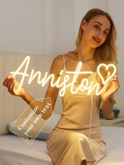 Customized Neon Name Sign, Wedding Decor, Neon Name Light, Kids LED Neon Light, Personalized Gift, Bedroom Decor, Home Decor USB LED Lamp, Birthday Gift, Nursery Sign, Nursery Letters, Kids Room Decor, Nursery Decor, Unique Ideal Gift, For Him/Her, Children's Day, Father's Day, Graduation, Wedding