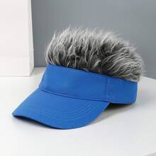 Wig Baseball Cap Combo, Funny Landlord Hat, Hip Hop Style