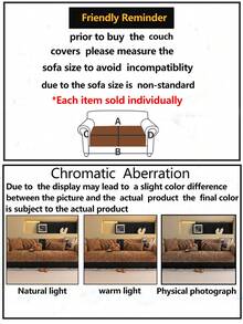1pc All-Season Sofa Cushion Cover, Modern Minimalist Anti-Slip Sofa Seat Pad, Dust-Proof & Washable Sofa Slipcover, Brown Fashionable Soft Non-Fading Non-Shedding Bedroom Decor Pet-Friendly Protector, Adjustable For Corner Sofa, Bedroom, Office, Living Room Combo Furniture, 1/2/3/4 Seater Sofa - Brown - View 12