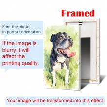 Tranh vẽ chân dung thú cưng theo yêu cầu - Tranh màu nước cá nhân hóa hình mèo/chó, món quà độc đáo dành cho người yêu thú cưng, trang trí nhà cửa cho phòng khách, phòng ngủ, văn phòng, tranh không khung. - Nhiều màu - Xem 16