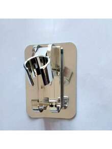 1pc Heavy-Duty Adjustable Shower Head Holder, Waterproof, No-Drill Adhesive Mount, Reinforced Shower Bracket, With Easy Installation, For Bathroom Accessory Bathroom Accessories Bathroom Tools - Multicolor - View 8