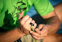 Line Cutterz Rust-Free Patented Ceramic Blade Ring Quick Fishing Line Cutter,31251164 - Hot Pink - View 6