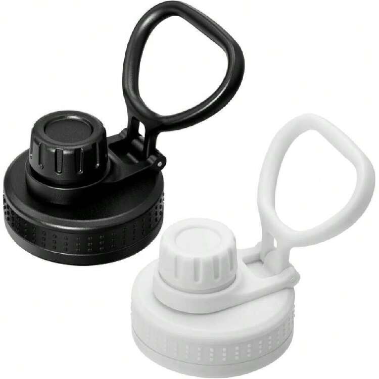 Replacement Lid Fits For  Wide Mouth, Spout Lid For Hydroflask 12 16 18 20 32 40 64oz Wide Mouth Water Bottles, ,31244786 - Black and White - View 1