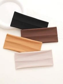 4条装男女通用宽版运动头带（7.5厘米/2.95英寸），防滑吸湿弹力柔软面料，适合瑜伽、跑步、健身，长短发皆宜，可作头巾、发带、学生用品、秋冬季发带、女士度假装扮发饰、优雅围巾、女士头巾、柔软头巾。 - 彩色 - 查看 7