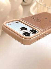 Sanrio 可爱卡通猫咪表情 Hello Kitty 蝴蝶结硅胶手机壳 - 兼容苹果 17/17 Air/17 Pro/17 Pro Max、16/16 Plus/16 Pro/16 Pro Max、15/15 Plus/15 Pro/15 Pro Max、14/14 Plus/14 Pro/14 Pro Max、13/13 Pro/13 Pro Max、12/12 Pro/12 Pro Max、11/11 Pro Max，防尘、高性价比、流行款，气泡纹理防摔保护套