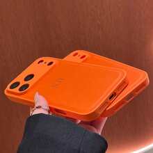 定制专属橙色手机壳,刻上您的名字。兼容 13/14/15/16/17 Pro Max Plus/17 Air。采用奢华韩国 PU 皮革制成,支持 3D DIY 刻字(可刻字母或首字母)。防震防摔,是送给爱人、朋友、家人或自己的完美节日礼物。可爱手机壳 - 橘色 - 查看 7