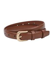 1pc Of High-Quality PU Material Casual And Fashionable Multi-Functional Belt. Suitable For Daily Leisure, Business Occasions, Dining, Dating. Can Be Paired With Jeans And Casual Pants. Applicable In Winter, Early Winter, Deep Winter, Christmas, Thanksgiving. The Best Choice As A Gift For These Occasions. - Nhiều màu - Xem 7