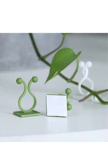 10/20/30 chiếc Kẹp cố định cây xanh không để lại dấu vết - Móc treo tường vô hình cho cây leo, Vòng khóa giữ dây leo, Kẹp cây cảnh không gây hư hại cho cây leo, cây trồng trong chậu, hàng rào & trang trí trong nhà/ngoài trời, Thiết kế chống chịu thời tiết & độ bám chắc chắn - Nhiều màu - Xem 4