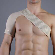 Compression Shoulder Support Bra - Apricot - View 7