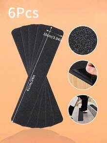 6/12/24pcs Non-Slip Outdoor Stair Treads, Easy To Install Safety Anti-Slip Strips, Suitable For Steps, Skateboards, Decks And Ramps, Weather-Resistant Anti-Slip Mats, Stair Treads, Ramp Safety Enhancement, Matte Anti-Slip Strips