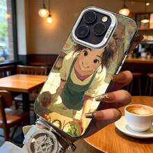 Funda de Teléfono Color Blanco Diseño de Princesa Cocinando Para iPhone 14 13 12 11 Pro Max Y  Galaxy S23 S22 S21 Plus Opción de Regalo Ideal Para Todas las Estaciones - Negro - Ver 6
