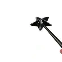 1pc Magic Seasoning Stick, Star-Shaped Salt And Pepper Seasoning Stick, Fun And Durable, Portable, Home Decor, Kitchen Supplies - Pink - View 18