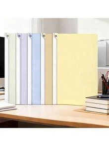 5pcs A4 Rotating Ring Binder Folders - Lockable Document Bags, Ideal For Students And Office, Perfect For Organizing Files, Reports, Resumes And Project Materials