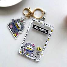 Kpop Cartoon Shaped Transparent Card Cover, Backpack Pendant, Bag Accessories, ID Card Game Card Protective Cover, Acrylic Material - Multicolor - View 7