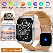 LIGE全新智能方形曲面屏手表，拥有100多种运动模式、多种自定义表盘、天气预报、来电显示、信息提醒、运动记录、生理期提醒、生活防水等功能，是一款时尚多功能女士运动智能手表。 - 黑色 - 查看 1