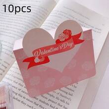 2026年情人节心形贺卡，我爱你鲜花，节日情人节贺卡，爱情留言，小卡片，婚礼床上用品，情侣用品，情人节礼物，派对用品，新年礼物。 - 彩色 - 查看 14