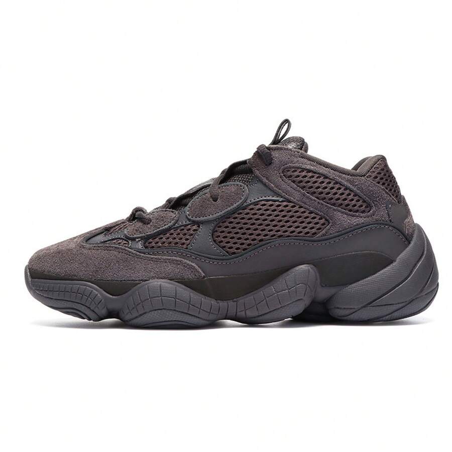 High-Quality Thick-Soled Dad Shoes Men And Women, Retro Casual Versatile Shoes, Breathable Comfortable Running Shoes - 黑色 - 查看 1