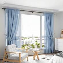 Curtain Window Rods - White - View 11