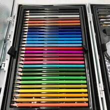 ART SET FOR PAINTING DRAWING PAINT FOR CHILDREN SUITCASE 145 Pcs. - Pink - View 5