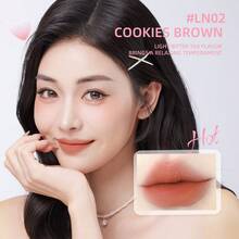 J.M.C.Y 双头唇线刷、哑光丝绒唇膏、持久显色唇膏 - #LN02 RED BROWN - 查看 2