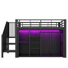 Kids Bed Frames, Headboards & Footboards - Black + Metal + 90cm*200cm - View 9