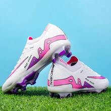 男士室内人造草坪训练足球鞋 - 紫色 - 查看 5