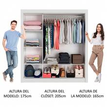 Ropero Closet Madesa Mônaco 3 Puertas 1 Espejo Color Blanco - Blanco - Ver 5