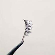 5 perechi de gene false drăguțe și dulci în stil desen animat, efect natural și ochi de pisică, potrivite pentru începători, ușor de purtat, reutilizabile, lungimi mixte 10-15 mm, bucle D și bucle C