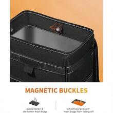 TTJM Car Trash Can - Leak-Proof Car Organizer And Storage Bag For The Back/Front/Console Of Any CarsSedans SUVs And Trucks Easy-To-Install Car Accessory Interior - Black - View 3
