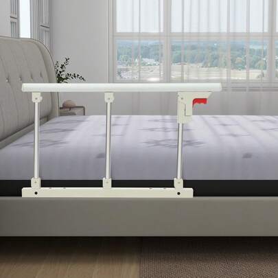 Bed Safety Rail, Folding Bed Assist Handle, Fold Down Bed Rail, Foldable Adult Safety Supported Handle For Home Care