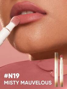 JUDYDOLL MATTE LIP POWDER CUSHION CREAM, Orange Blossom Lip Powder Cream, Matte Lip Gloss, Lipstick, Lip Mud, Non-Drying, Smooth, Long-Lasting, Smudge-Proof, Suitable For Makeup, Parties, Dates, Gifts, Holidays - N19 - 查看 2