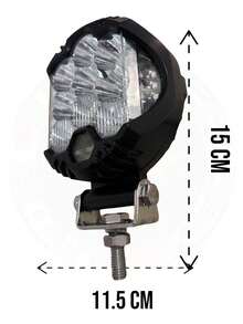 LED Reverse Light With Amber Outline 12/24v 2 Pieces - Amber - View 6