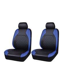 9 Stück universelle Autositzbezüge - Premium PVC-Leder, Diamant-Steppung, wasserdicht atmungsaktiv, kompatibel mit Airbags, auslaufsicher, fleckabweisend, staubdicht, rutschfest, rundum Schutz, geeignet für Limousinen, Lkw, SUVs, leicht zu reinigen, schnelle Installation, Luxus-Innenraum-Upgrade