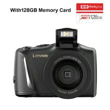 Lenovo 联想 C35 5K 64MP 数码相机，配备 16 倍变焦、3 英寸屏幕、专业传感器、自动对焦和防抖、8 种可选拍摄场景、用于直播的紧凑型旅行相机、初学者 - 包括 64GB TF 卡和配件、初学者摄影 | 时尚白色相机 | 可调设置、用于视频博客的相机 - 黑色 - 查看 12