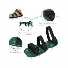 CTSZOOM Garden Soil Loosening, Lawn Spiked Shoes, Lawn Inflatable Soil Loosening Shoes, Self-Leveling Epoxy Garden Tools