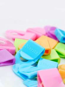 5/10/20pcs Plastic Mini Clips With Rounded Corners & Rounded Edges - Pastel & Vibrant Colors, Durable Labelled Page Markers, Bookmark & Binder Clips For School, Office, Home Organization - Smooth Surface For Writing, Labeling, Decoration - Ideal For Students, Teachers, Professionals - Back To School Supplies, Office Essentials - Multicolor - View 6