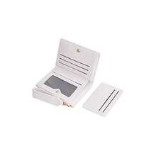 Women's Short Wallet High-Quality Ins-Style Card Holder Wallet Contrast Color Student Zipper Wallet For Women Wallet Mini Wallet Purse Wallet Small Wallet Cute Wallet Wristlet Wallet Purses For Woman Wallet For Ladies - Apricot - View 7