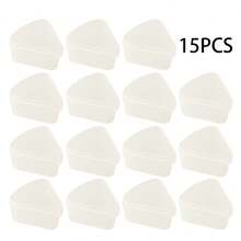 1pc/2pcs/4pcs/10pcs/Set Petal Shape Powder Puff Storage Box, Creative Cosmetic Puff Display Case,For Holiday Beach, Bathroom Collection, Bedroom Collection, Large Capacity - Clear - View 14