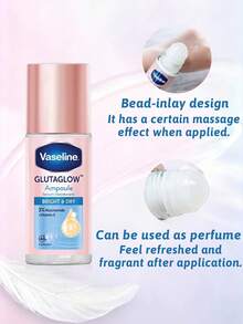 Vaseline 凡士林 GlutaGlow 亮白滾珠保濕乳，48小時汗水與異味控制，亮白平滑，即時止汗，持久清新，冷感按摩塗抹頭，口袋隨身香氛，隱形快乾配方，不黏膩 - Bright & Dry - 查看 4