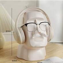 1个创意摩艾石像纸巾盒，高端装饰纸巾架，适用于客厅、茶几、餐桌、浴室纸巾架 - 摩艾石像紙巾盒 - 查看 12