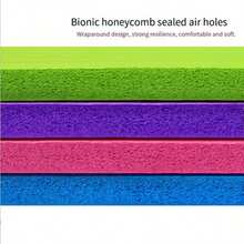 10MM Thick EVA Yoga Mats Anti-Slip Sport Fitness Mat Blanket For Exercise Yoga Pilate Gymnastics Mat Fitness Equipment Floor Work - Z007-1藍色(10MM) - 查看 10